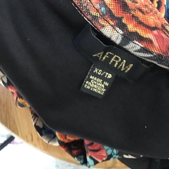 AFRM cut out floral bodysuit nwot - Picture 4 of 5